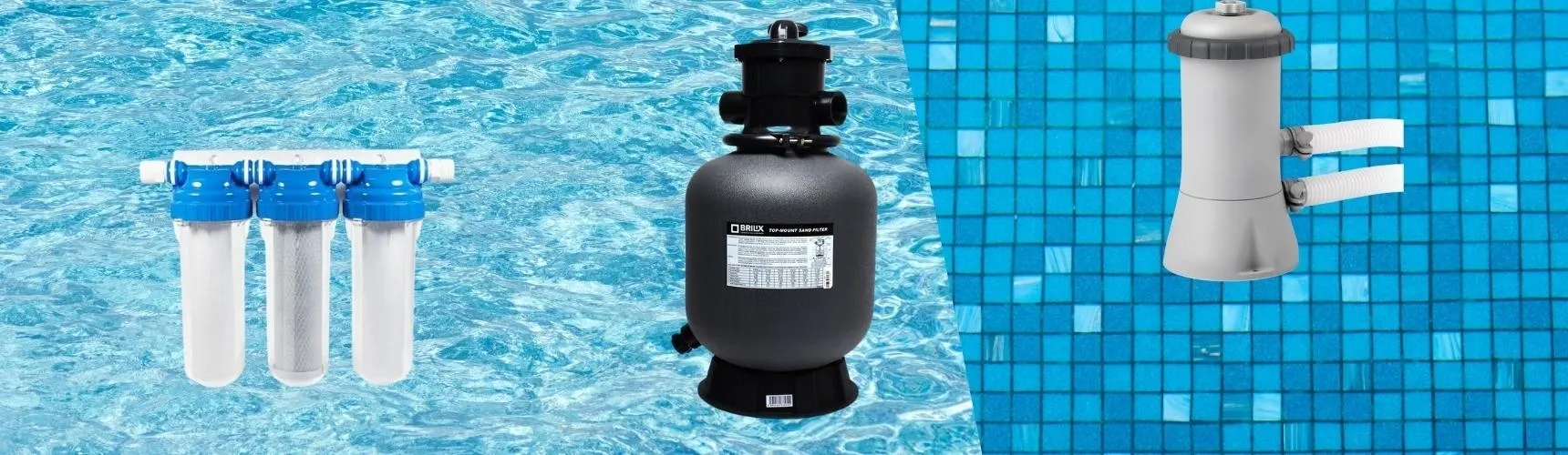 Možnosti filtrování bazénové vody